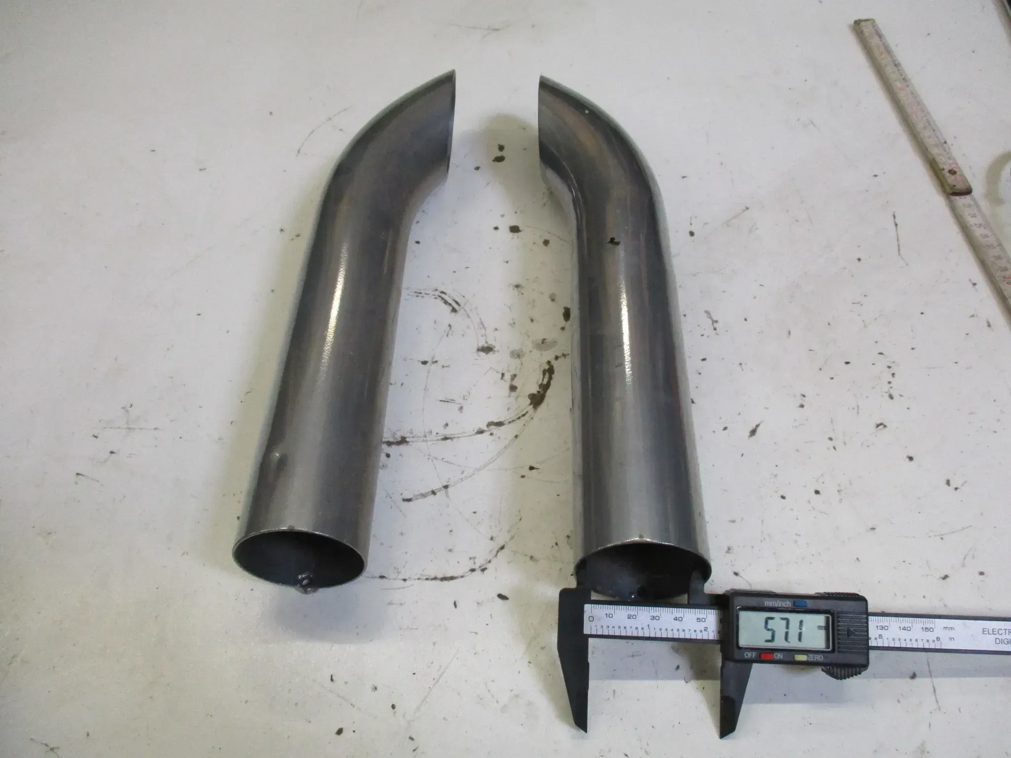3. Honda GL 1100 SC02 Goldwing Auspuffblenden Auspuffrohr Auspuff Endrohr Blende - Bild 1