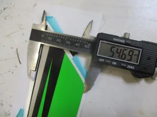 A1822 Emblem Kawasaki ZX-10R Aufkleber 56075-1565 Label rechts hi - Bild 4