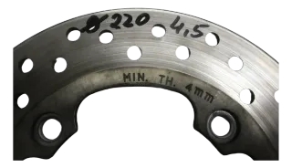 3. Honda CBR 600 F PC35 99-02 Bremsscheibe hinten Bremse 4,5 mm - Bild 2