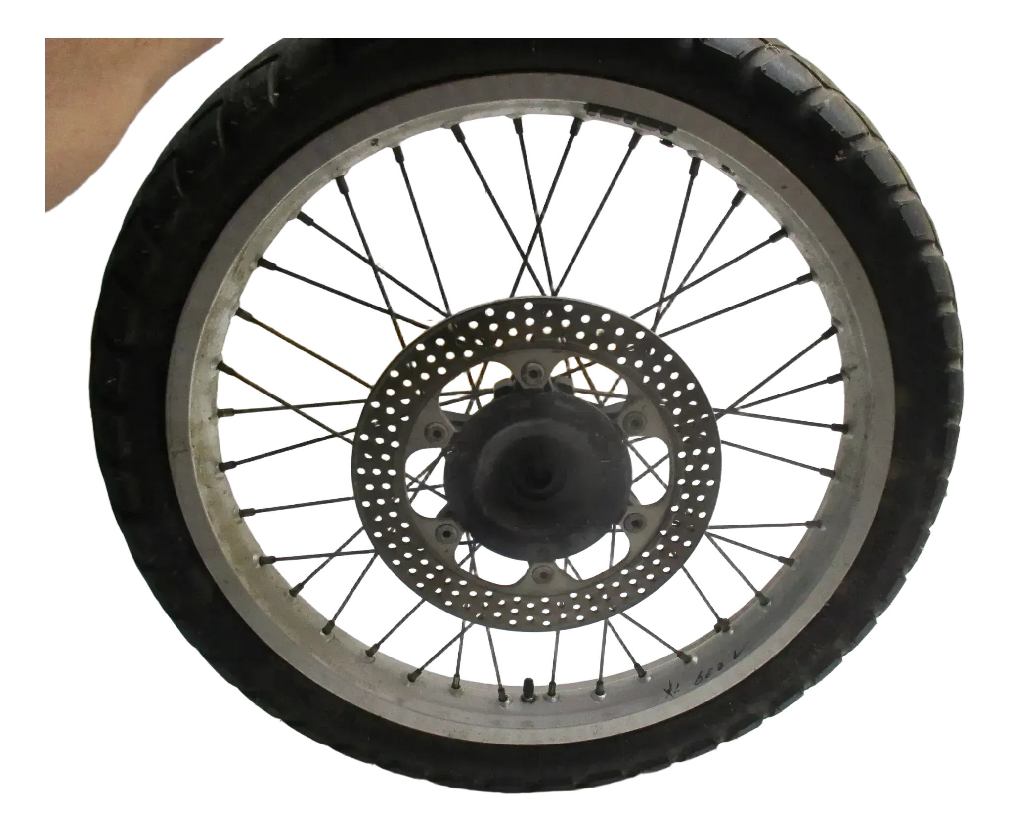 Honda XL 600 PD03 Felge vorne 1,85x21 Zoll Bremsscheibe 3,95 mm - Bild 1