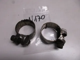 N170 BMW R 80 RT R100 Auspuffschelle Krümmer Endtopf 44 mm Halter - Bild 3
