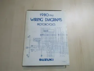 Suzuki Schaltplan Elektronik Handbuch Diagram SR-0022 Wiring 1980 (2/2) - Bild 1