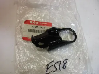 E518. Suzuki DR 350_600 Fußraste vorne links 43560-14D10 Fussraste Fahrerraste - Bild 3