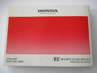 Fahrerhandbuch Honda XR 50 R Bedienungsanleitung 00X37-GEL-6000 - Bild 3