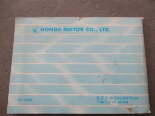 Honda Z50J Monkey ET 3616500 Bordbuch Fahrer-Handbuch Bedienungsanleitung - Bild 4