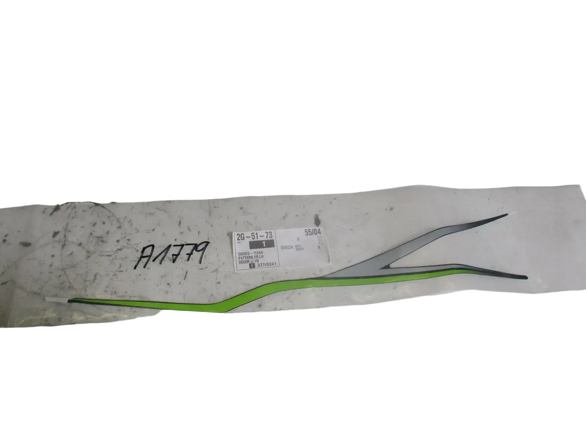 A1779 Kawasaki J 125_300 Dekorstreifen 56069-Y244 Emblem links - Bild 1