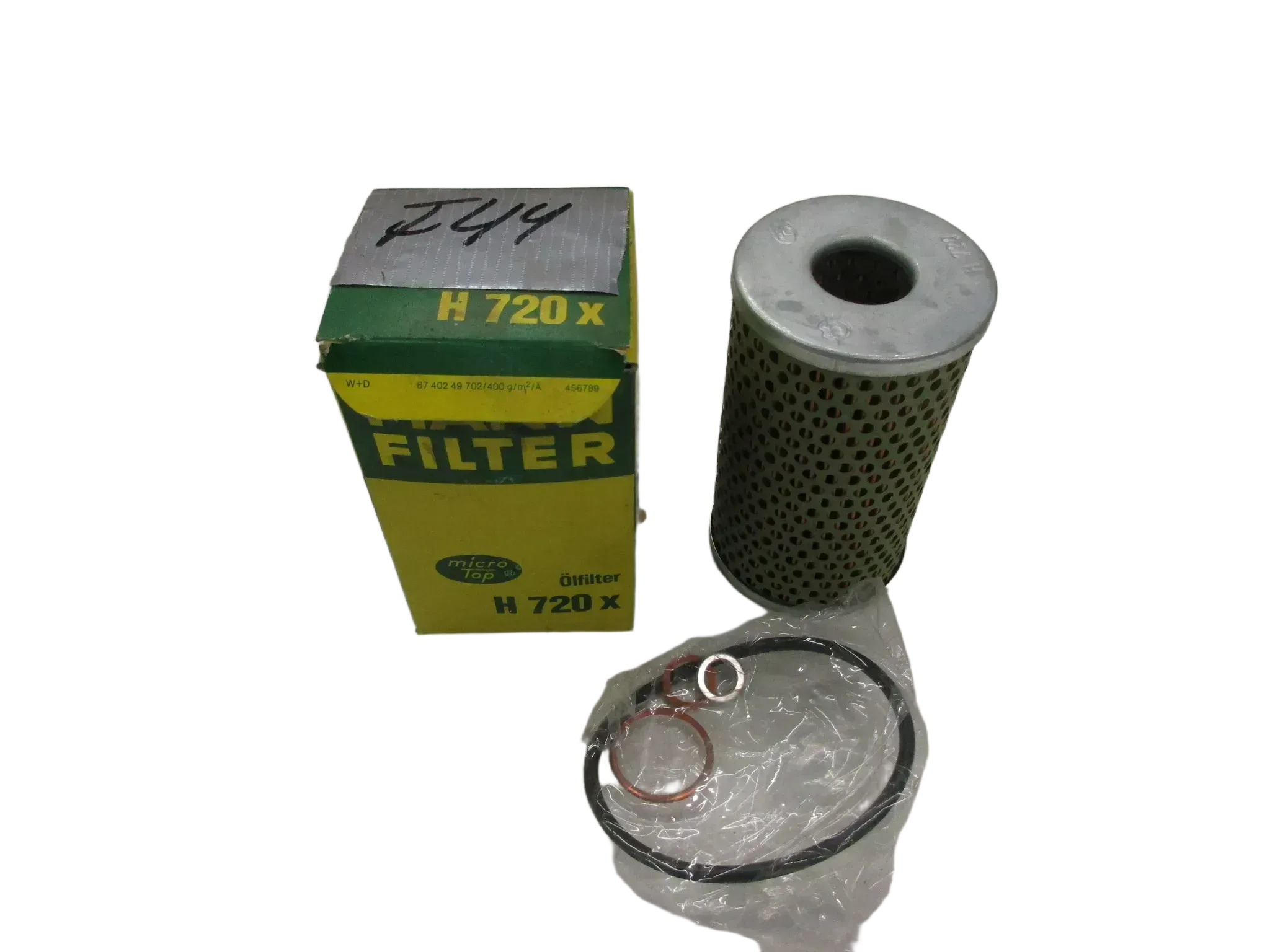 F44 Mann Mercedes W108 Unimog Ersatzfilter H 720 x Motor Ölfilter - Bild 1