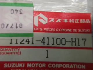 E1806. Suzuki TS 250 ER Dichtung Zylinderfußdichtung 11241-41100-H17 Motordichtung - Bild 4