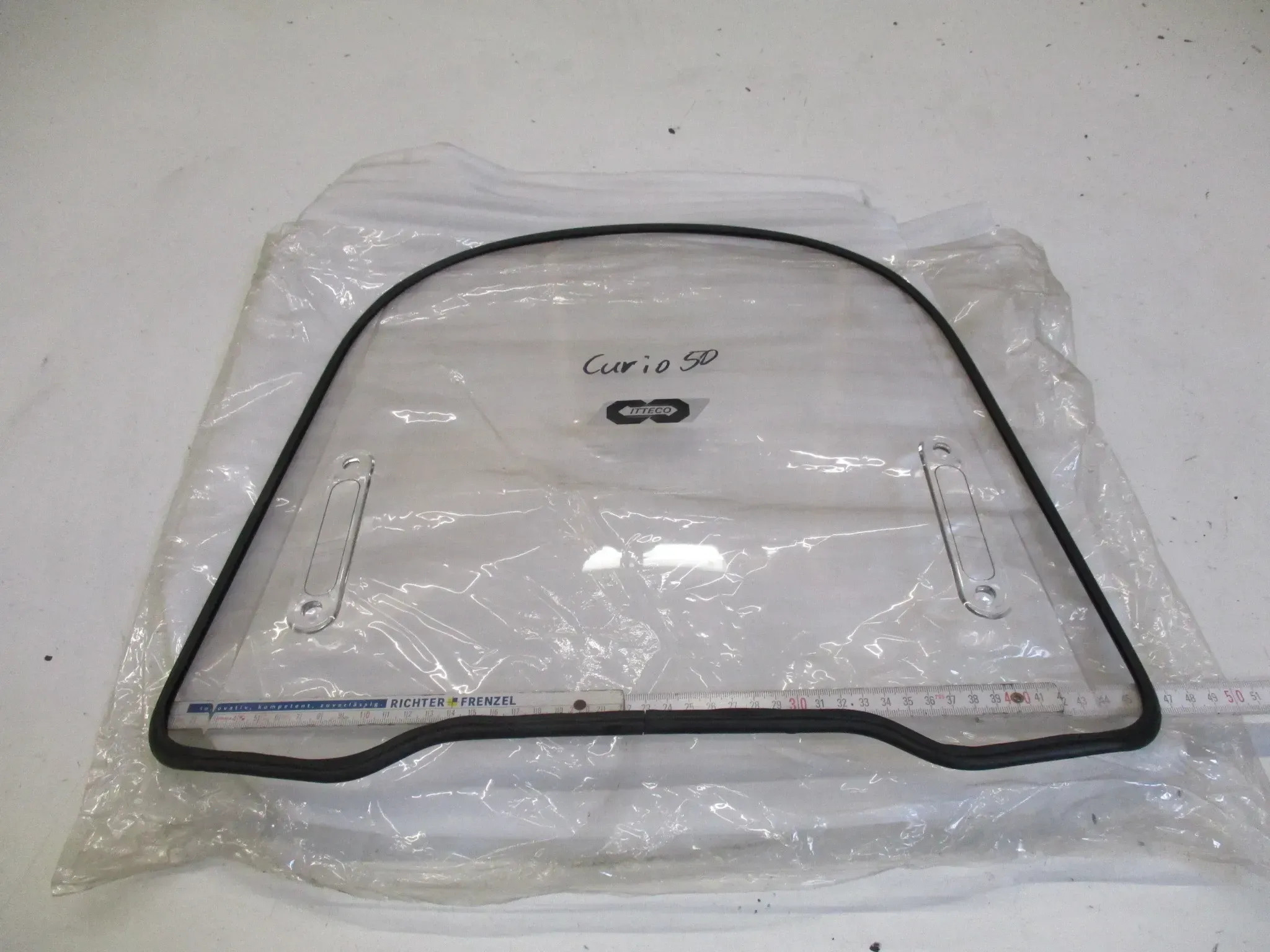 Kymco CX 50 Curio Windschild Verkleidungsscheibe Cockpitscheibe 420x440 mm Schild - Bild 1