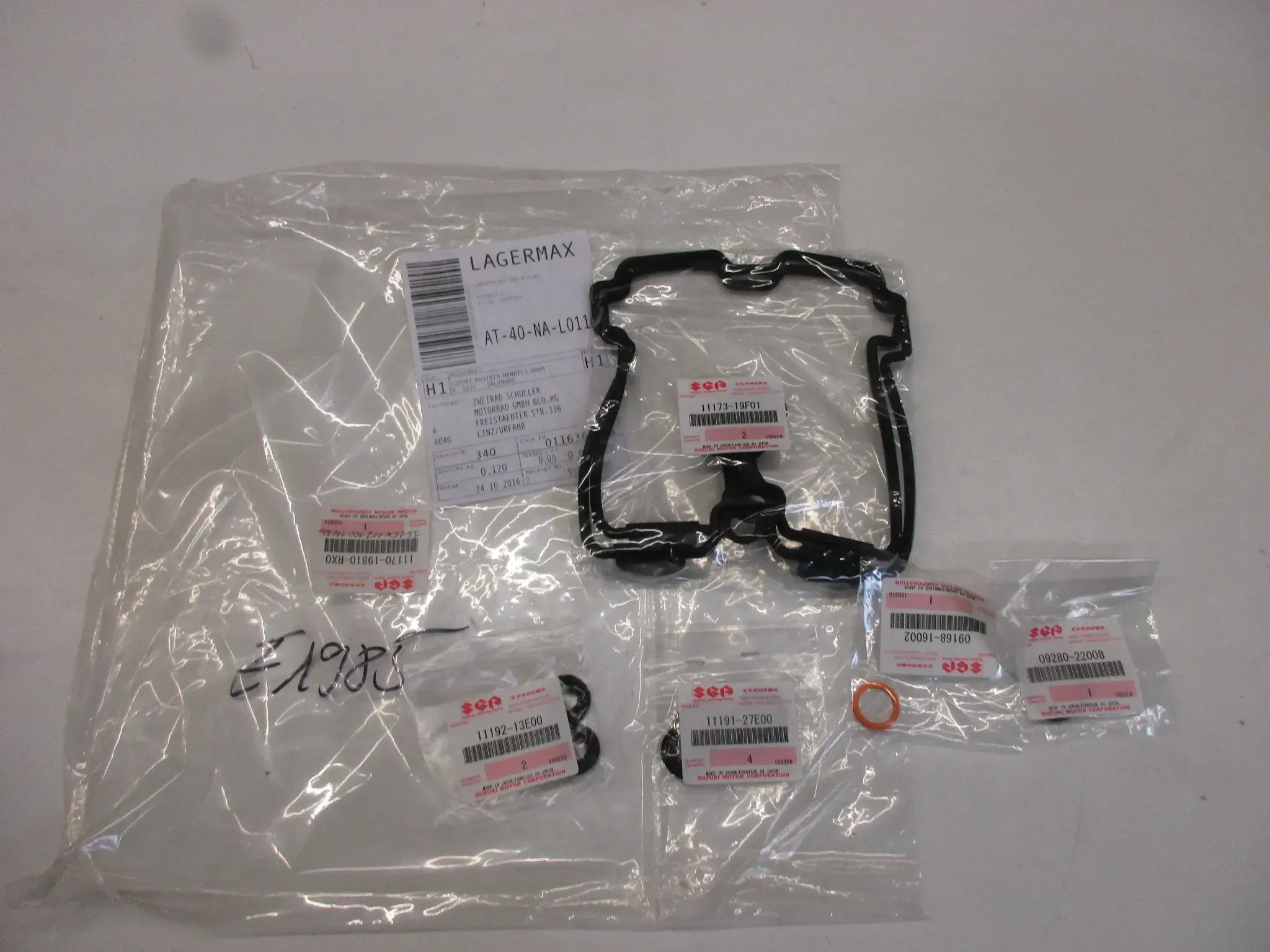 E1985. Suzuki DL 650 SFV 650 Dichtungskit Dichtung 11170-19810-RX0 Motor Zylinder - Bild 1