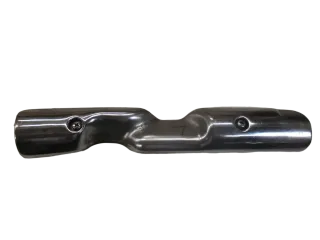 12. Honda CX 500 C PC01 Hitzeschild links Auspuff Krümmer Schutz - Bild 2