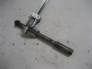 CAGIVA 500 T4R 350 STECKACHSE VORNE KOMPLETT ACHSE AXLE 15 mm - Bild 1