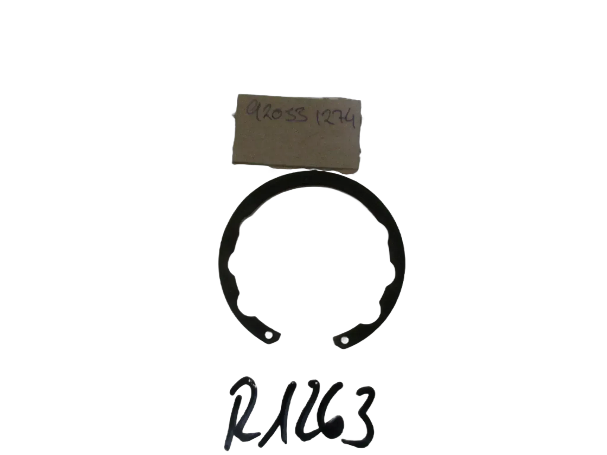 R1263 Kawasaki GPX 750 R ZXR 750 Sicherungsring Circlip 92033-1274 hinten Kettenrad - Bild 1