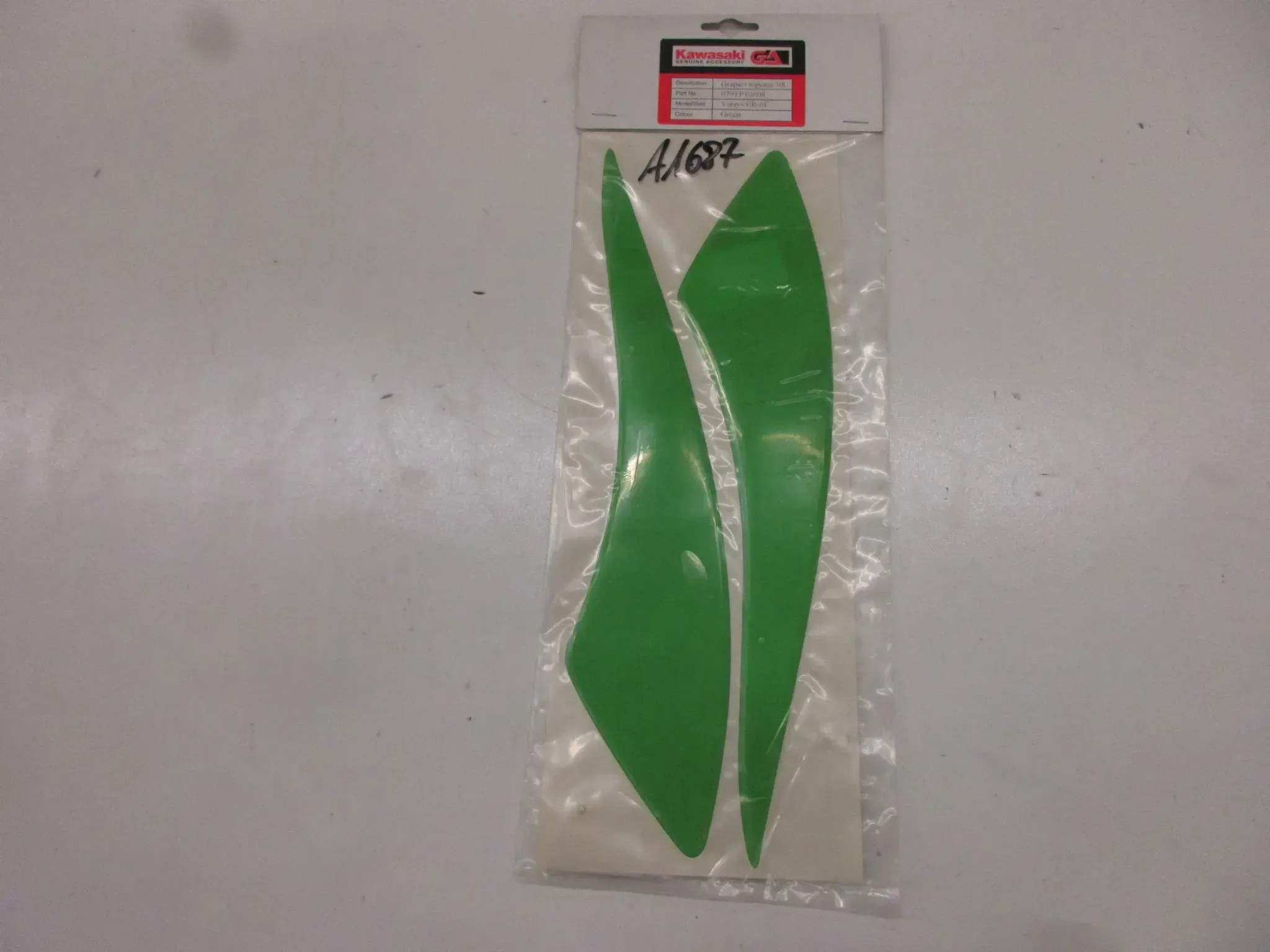 A1687 Kawasaki ER-6F Aufkleber Verkleidung Emblem 079TPT0008 Dekor Original - Bild 1