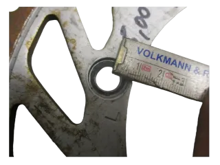 Bremsscheibe 5 x 315 mm X535 Honda CB_CBX_CBR_VF vorne links brake disc front - Bild 3
