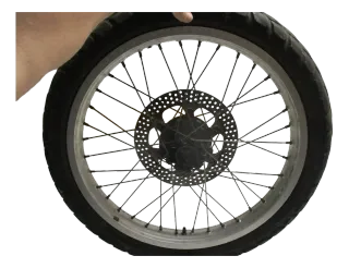 Honda XL 600 PD03 Felge vorne 1,85x21 Zoll Bremsscheibe 3,95 mm - Bild 2
