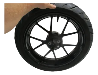 Suzuki GSX-S 125 WDLO Felge hinten 3,5 x17 Zoll Hinterrad rim rear - Bild 2