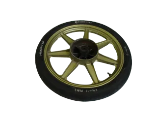 H9. Zündapp KS 50 WC Felge vorne Vorderrad 1,6 x17 Zoll Typ A wheel - Bild 3
