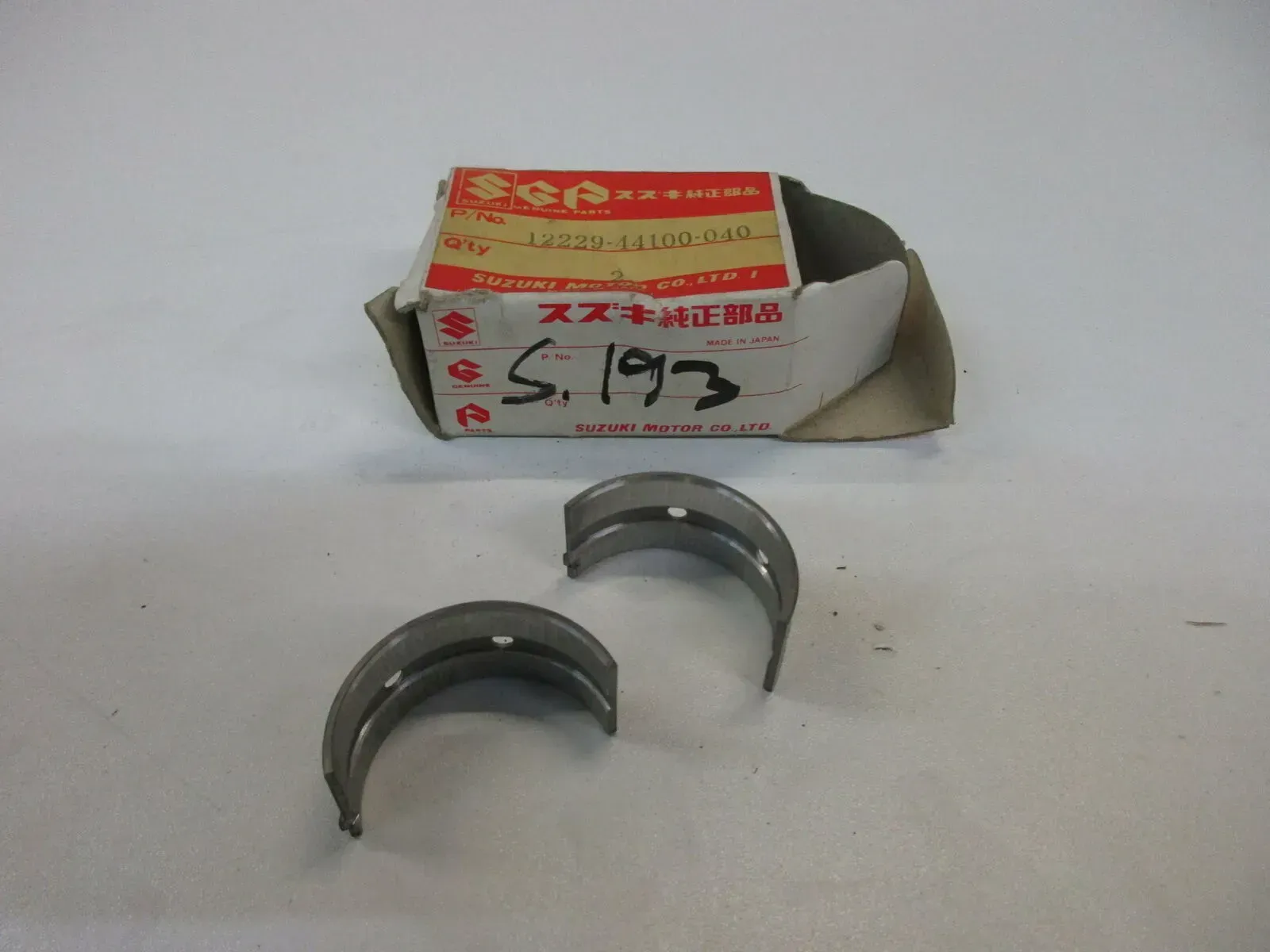 S193 Suzuki GS 450 L GS 450 Lagerschale Kurbelwelle Motor Lager 12229-44100-040 - Bild 1