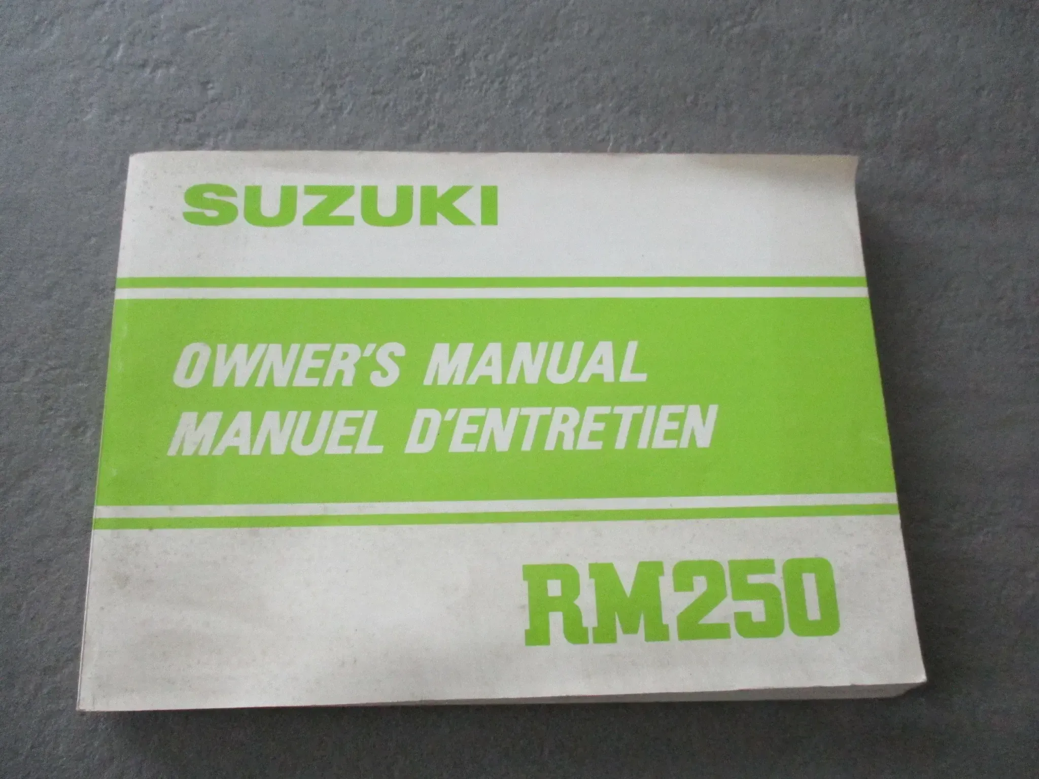 Suzuki GS RM 250 Owner´s manual Fahrerhandbuch Handbuch Bordbuch - Bild 1
