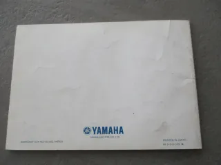 Yamaha XT 600 E ET 4PT-28199-G4 Bedienungsanleitung Bordbuch Fahrer-Handbuch - Bild 3