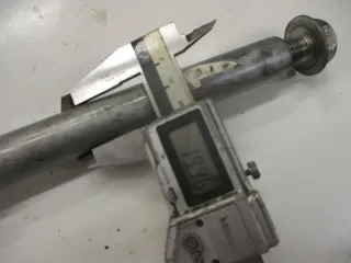 2. Honda CB 600 F_S Hornet PC 36 Steckachse 20 mm Achse vorne axle front - Bild 2