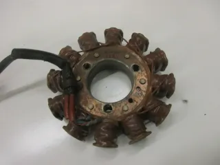 1. Kawasaki Z 550 LTD KZ550B Lichtmaschine Wicklung Motor Generator Alternator - Bild 2
