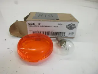 Blinkerglas Ersatzglas Ersatzbirne H18. Harley Davidson Dyna Blinker 69330-02 - Bild 2