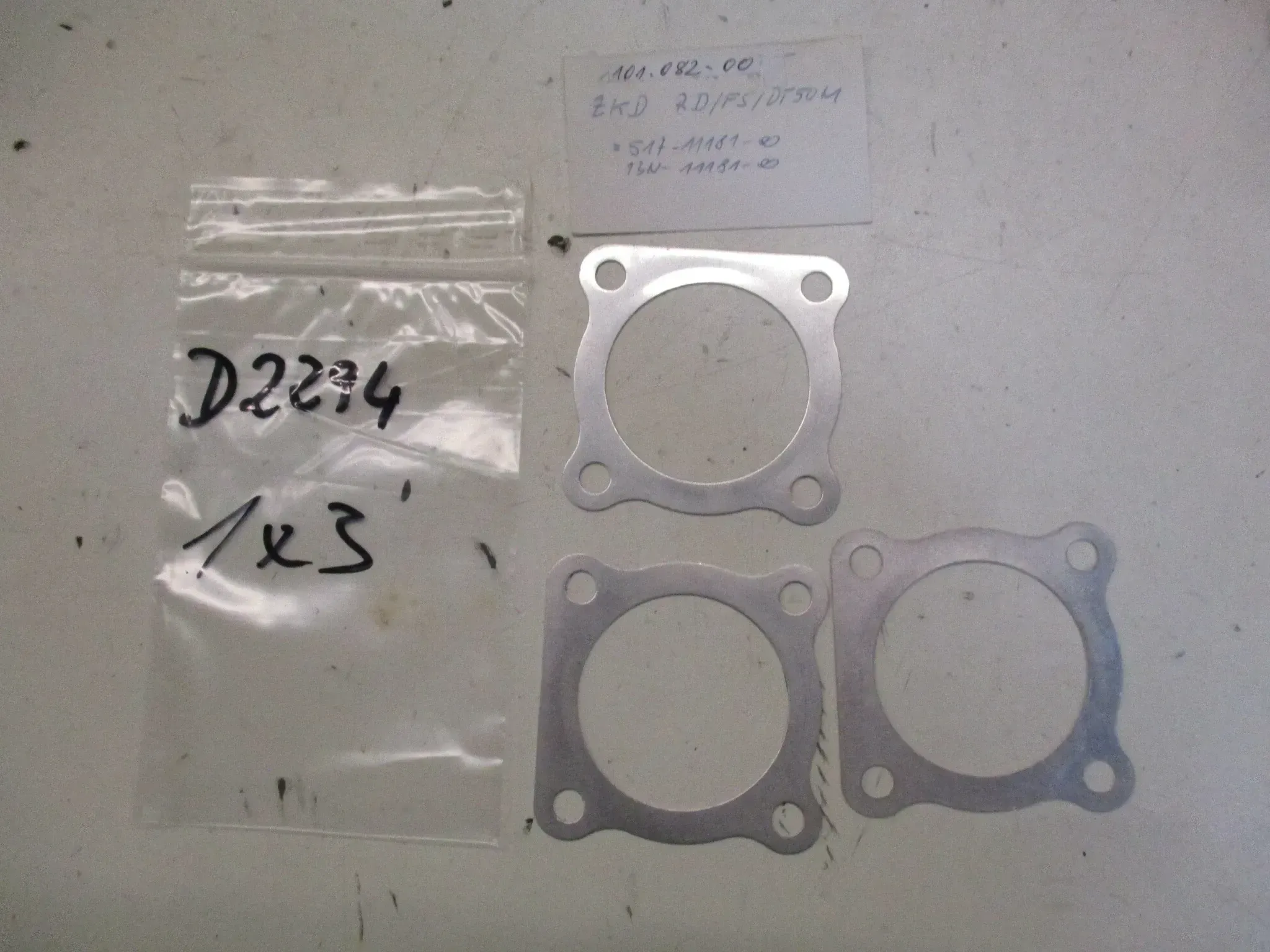 D2294 Yamaha PW_DT 50_FS1 Dichtung 517-11181-00 Zylinderkopfdichtung seal Motor - Bild 1