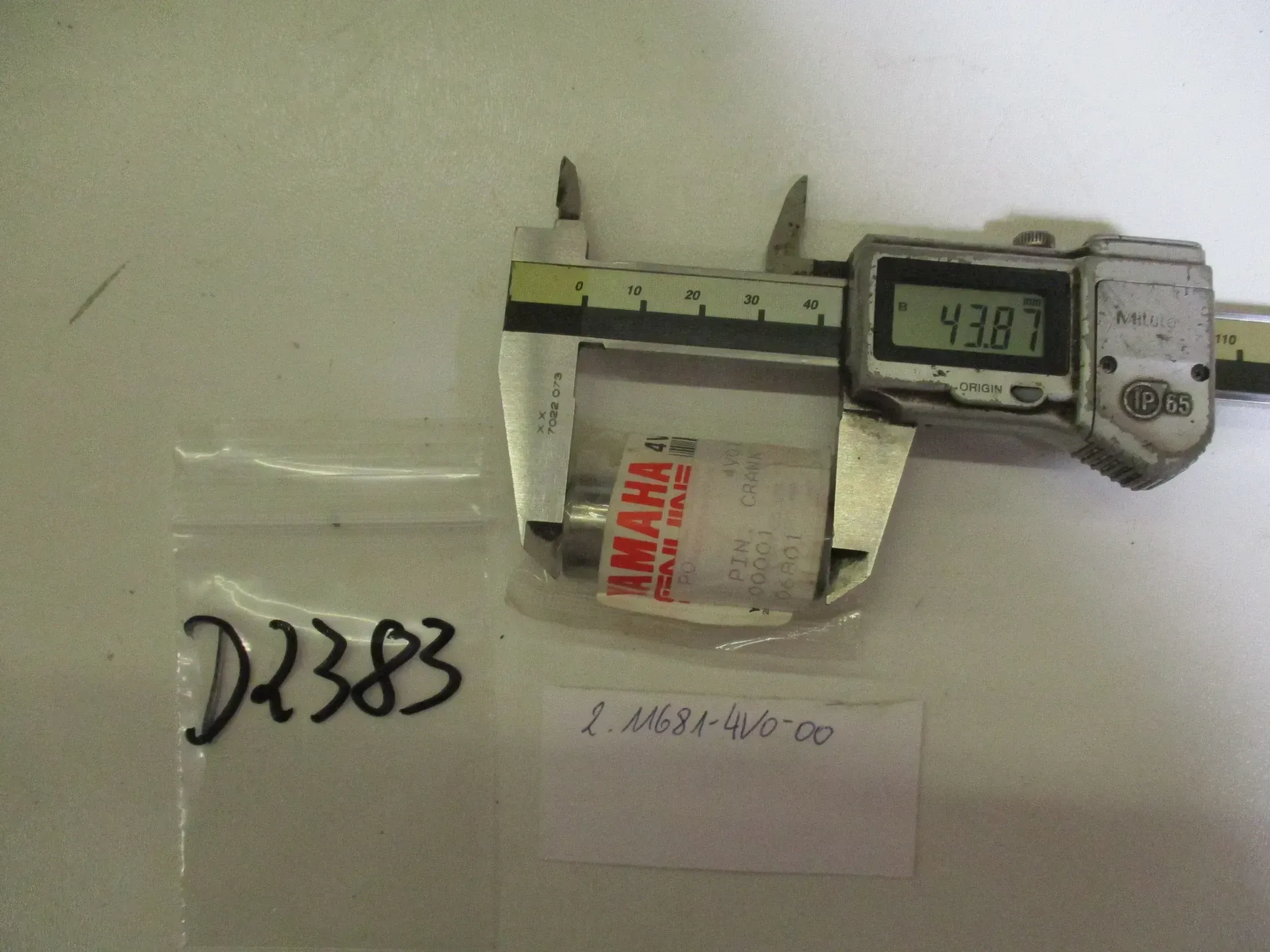 D2383 Yamaha YZ 80_DT 50 LC Bolzen ET 4V0-11681-00 Kurbelwelle Kolben Motor Zylinder - Bild 1