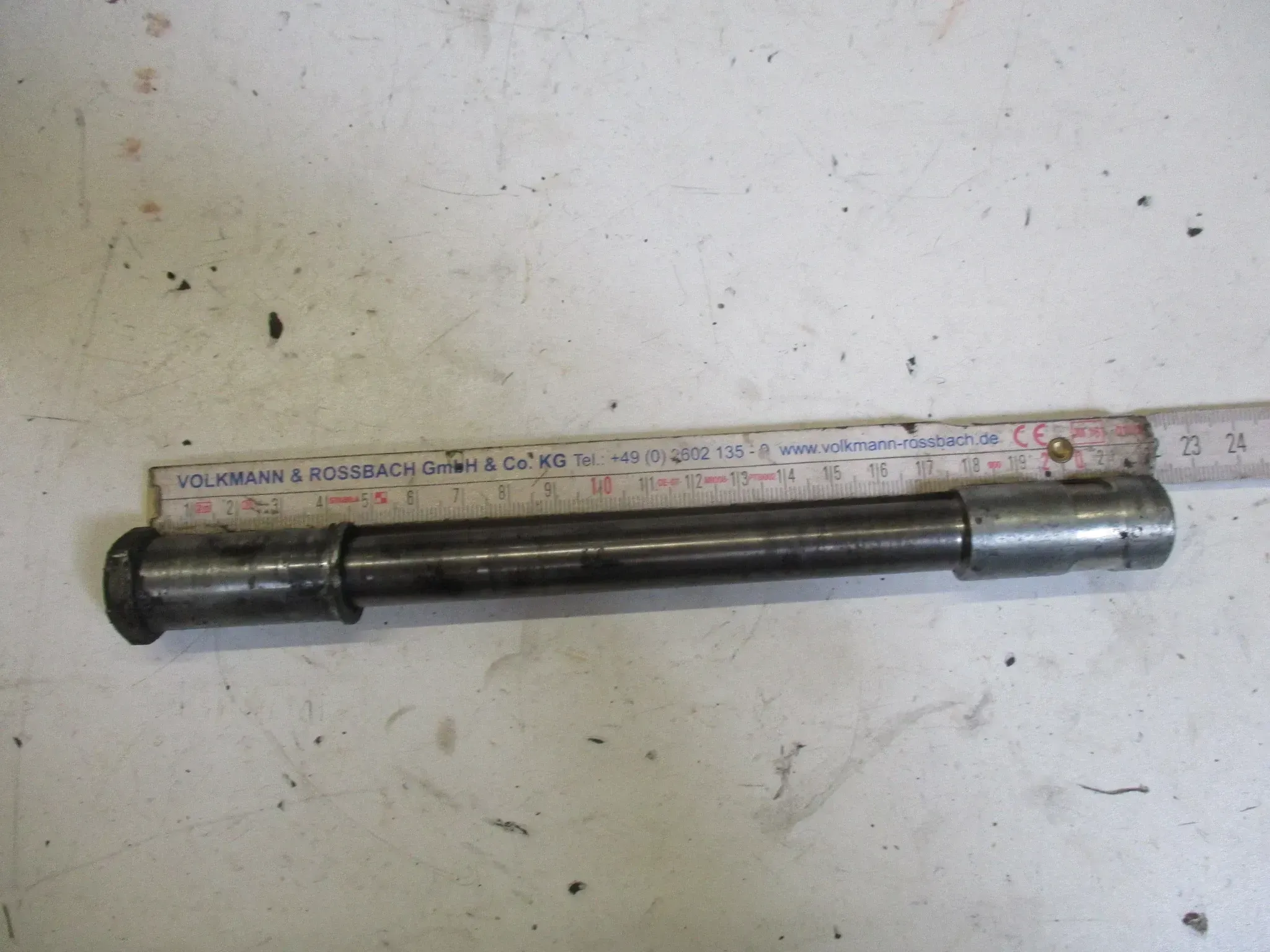 4. Honda XL 250 K4 S SL Bj.77 Steckachse 215x15 mm Achse vorne axle front - Bild 1