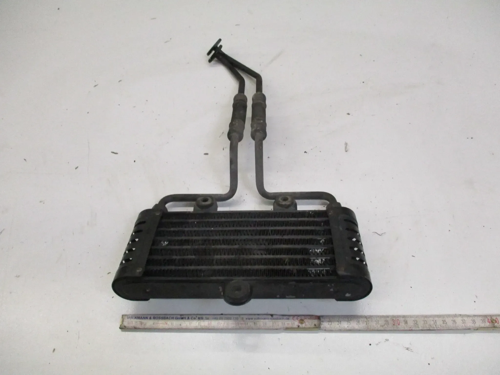 3. Kawasaki ZR-7 S ZR750F Ölkühler mit Ölleitungen oil radiator Kühler Motoröl - Bild 1