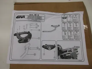 A1029 Givi Grundplatte Monolock Kofferhalter Topcase M5M Trägerplatte Koffer - Bild 5