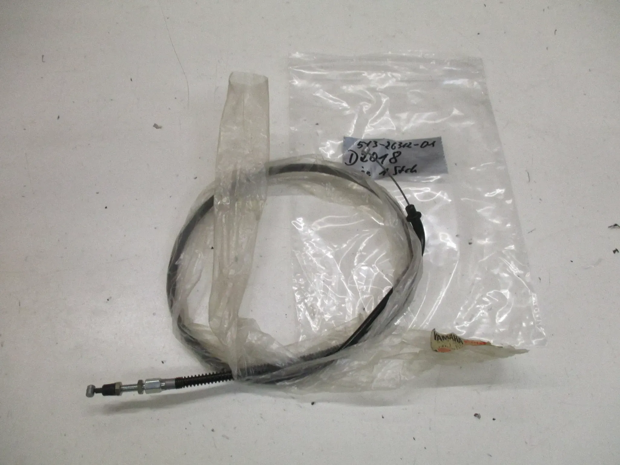 D2018 Yamaha XT 550 ET 5Y3-26312-01 Gaszug Bowdenzug Gasseil throttle - Bild 1