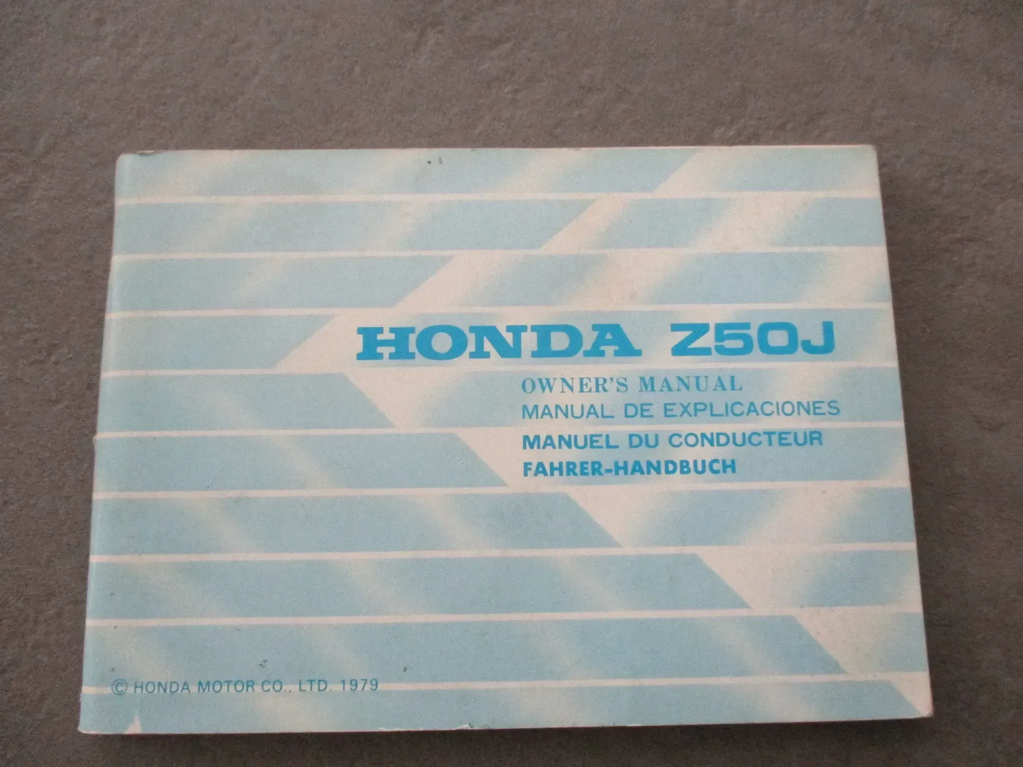 Honda Z50J Monkey ET 3616500 Bordbuch Fahrer-Handbuch Bedienungsanleitung - Bild 1
