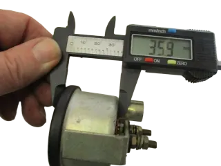 C119 BMW R 80_100 Amperemeter VDO 50/50 Zusatzinstrument - Bild 4