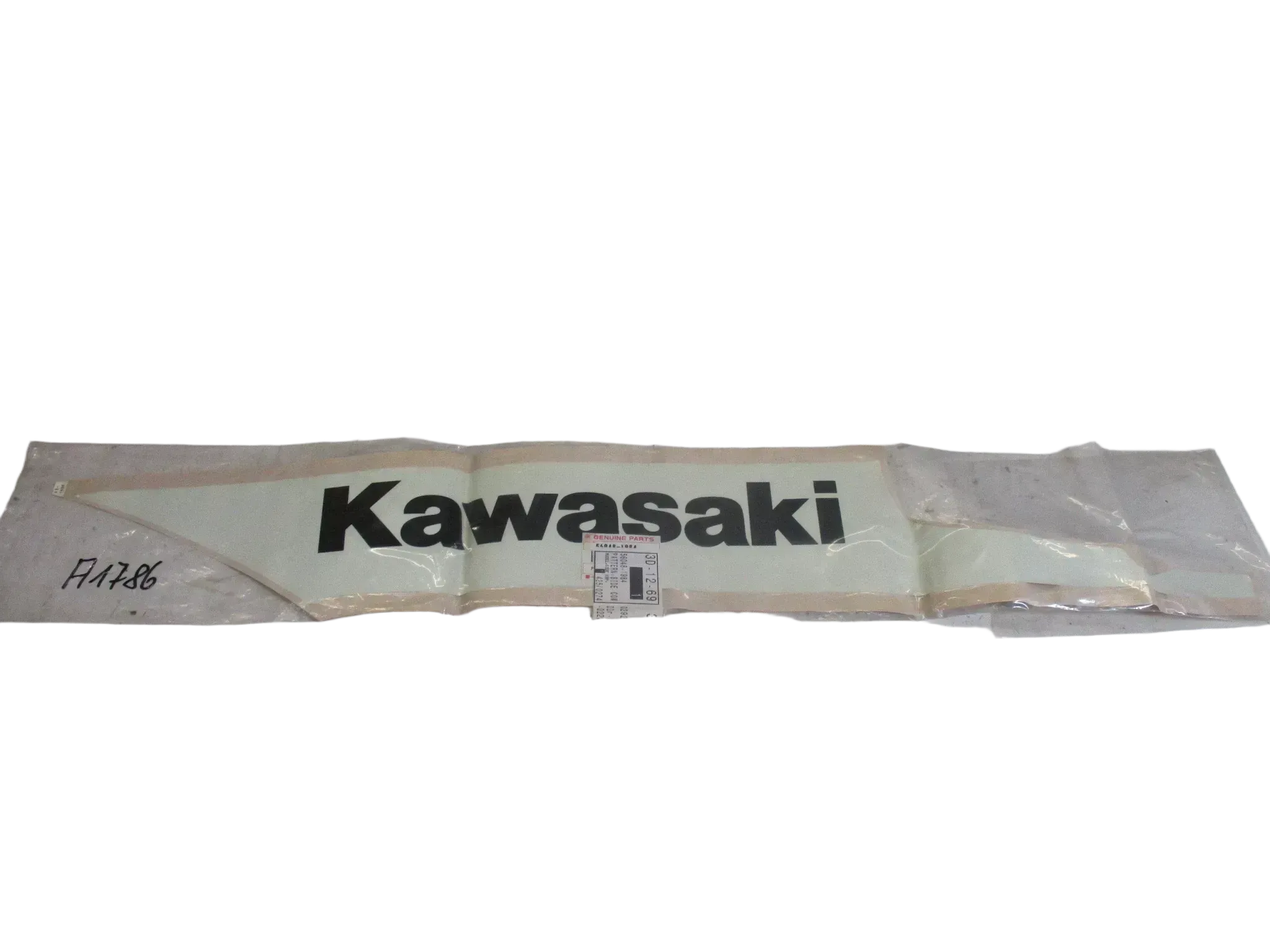 A1786 Kawasaki ZX-R 750 H Dekorstreifen 56048-1984 Emblem links - Bild 1