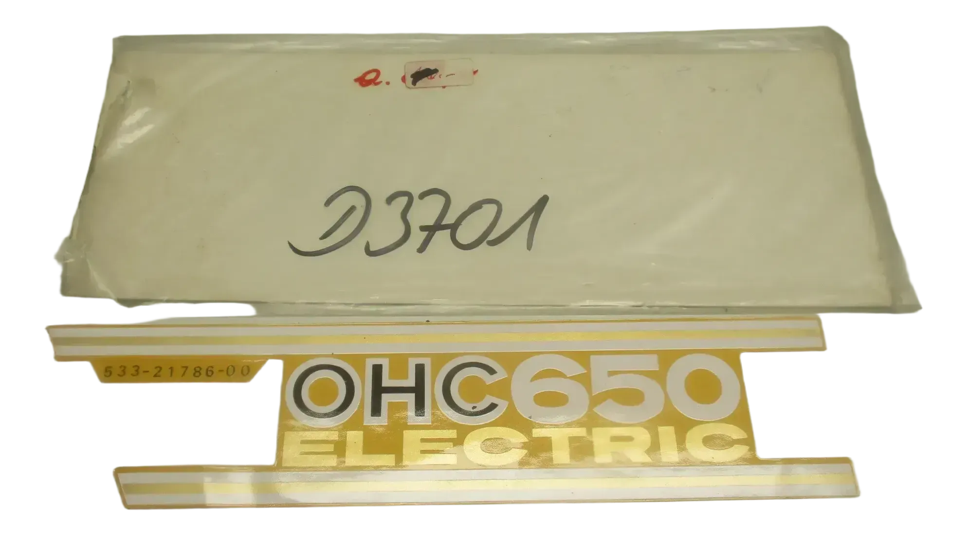 Aufkleber 533-21786-00 D3701. Yamaha OHC 650 Emblem Logo Verkleidung Schriftzug - Bild 1