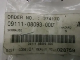 A124. Suzuki GSX-R 750_1000 Schraube Schwinge Rahmen M8 mm Bolzen 09111-08093 - Bild 5