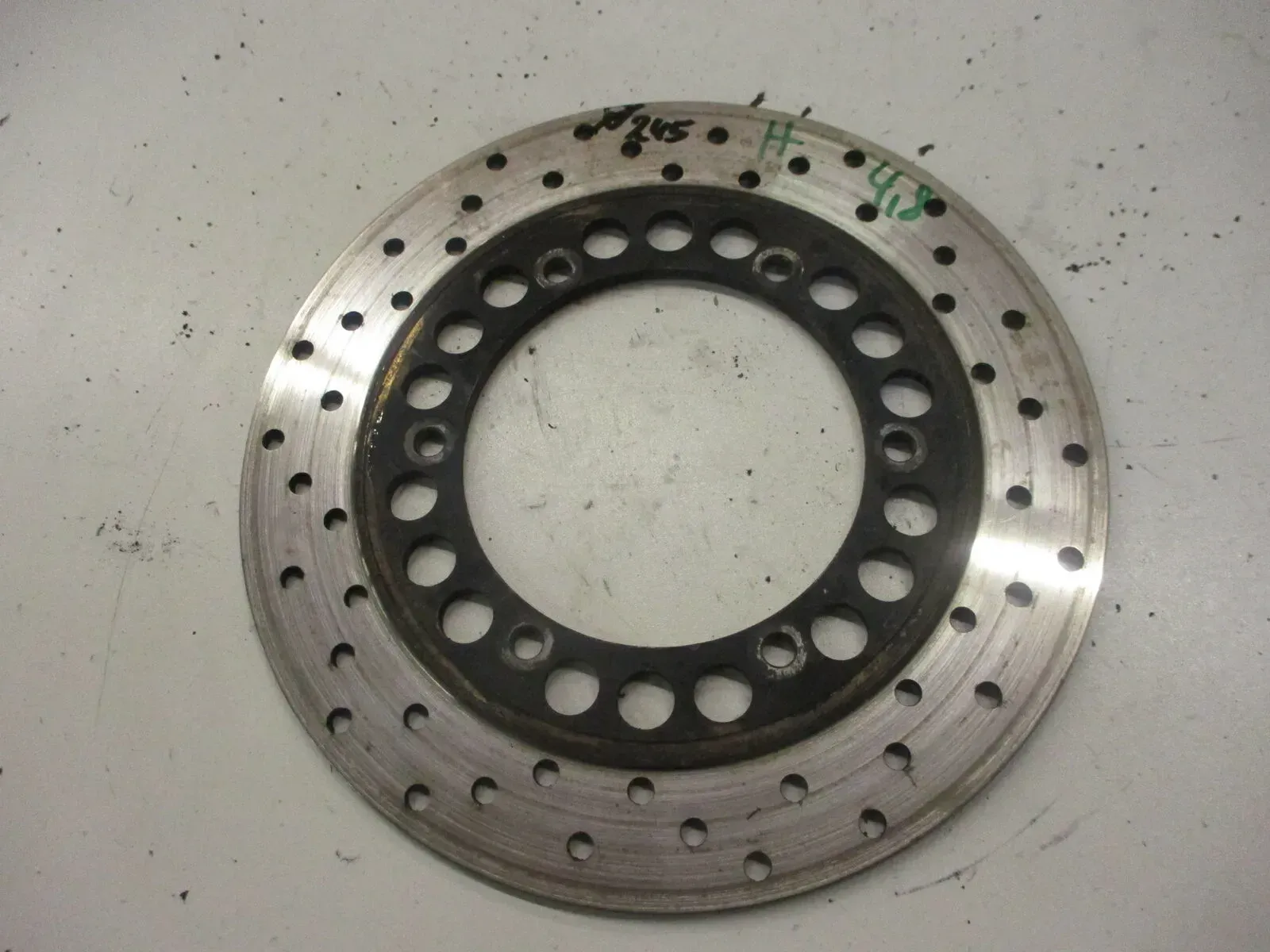 1. Yamaha YZF 750 R 4HN SP Bremsscheibe hinten 4,8 mm brake disc rear - Bild 1