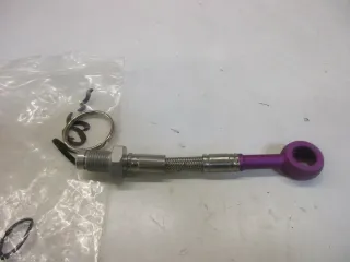A560. Suzuki GSX 750 E Bremsleitung Bremse Bremssattel 105 mm Stahlflexleitung - Bild 2