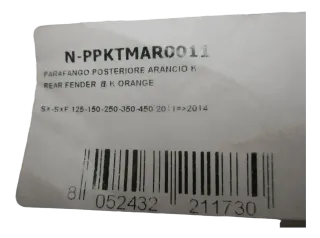 Q513 KTM SX-F 125_250_350_450 Verkleidung Fender hinten Kotflügel - Bild 2