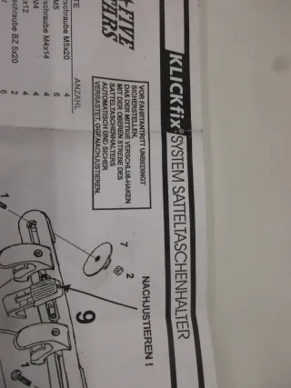 A1385 Givi Klickfix Seitenkofferhalter Gepäcktasche rechts links Verschluss - Bild 4