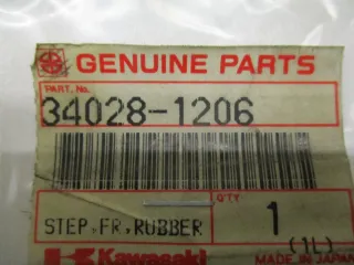 R545 Kawasaki GPZ GTR 1000 Fußrastegummi vorne 34028-1206 - Bild 2