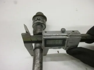 Suzuki GS 550 M Katana Steckachse hinten (3) Achse Hinterrad 17 mm Felge axle - Bild 3