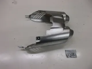 Hitzeschutz Auspuff X302 Yamaha FZ 6 Fazer RJ 07 Abdeckung Endkappe Verkleidung - Bild 2