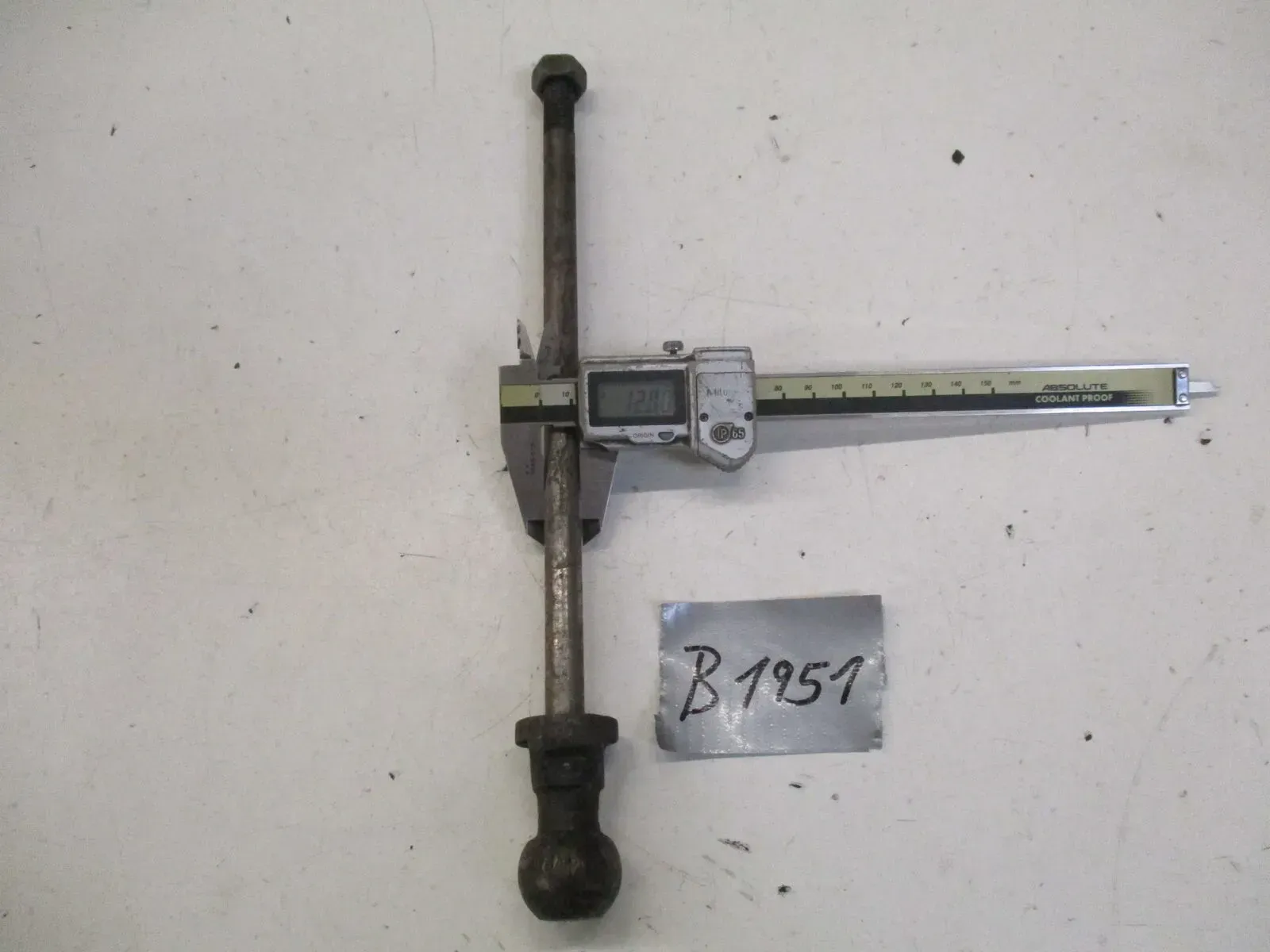 Kugelschraube 305x12 mm B1951 BMW Steib Adler MZ Bolzen Stange Seitenwagen Beiwa - Bild 1