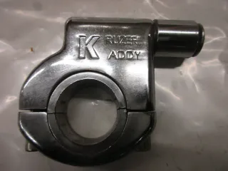 L908. Harley Davidson Lenker Aufnahme Klammer Zoll Lenkerhalter Kruzer Kaddy - Bild 2
