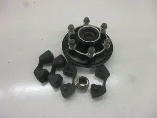 Kawasaki ER-6 N ABS ER650A Kettenradträger mit Ruckdämpfer Antriebsgummi Felge - Bild 1