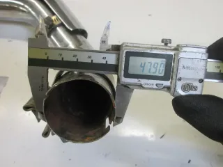 Krümmerrohr Auspuff Hitzeschild 146. Harley Davidson Krümmer Auspuffkrümmer - Bild 6